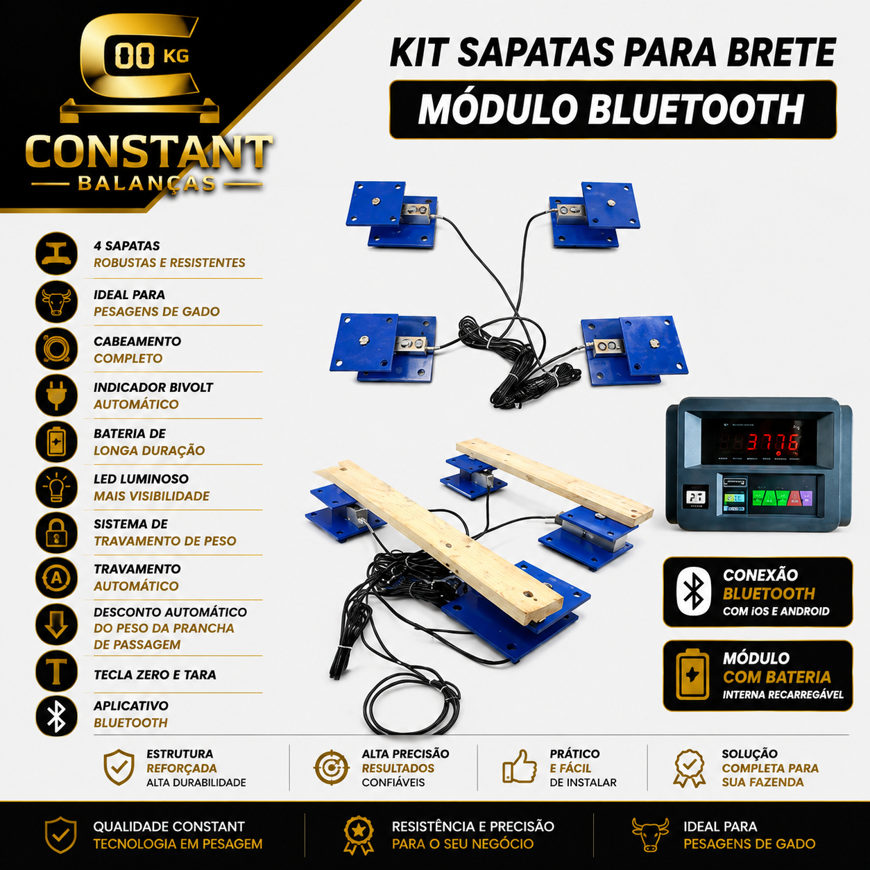 Kit Sapatas para Brete - MODU/BLUETOOTH
